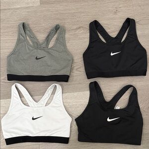 Nike Women's Sports Bra Collection - Black, Gray, and White